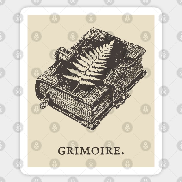 Ancient Grimoire Book of Spells Illustration Sticker by TuncGK